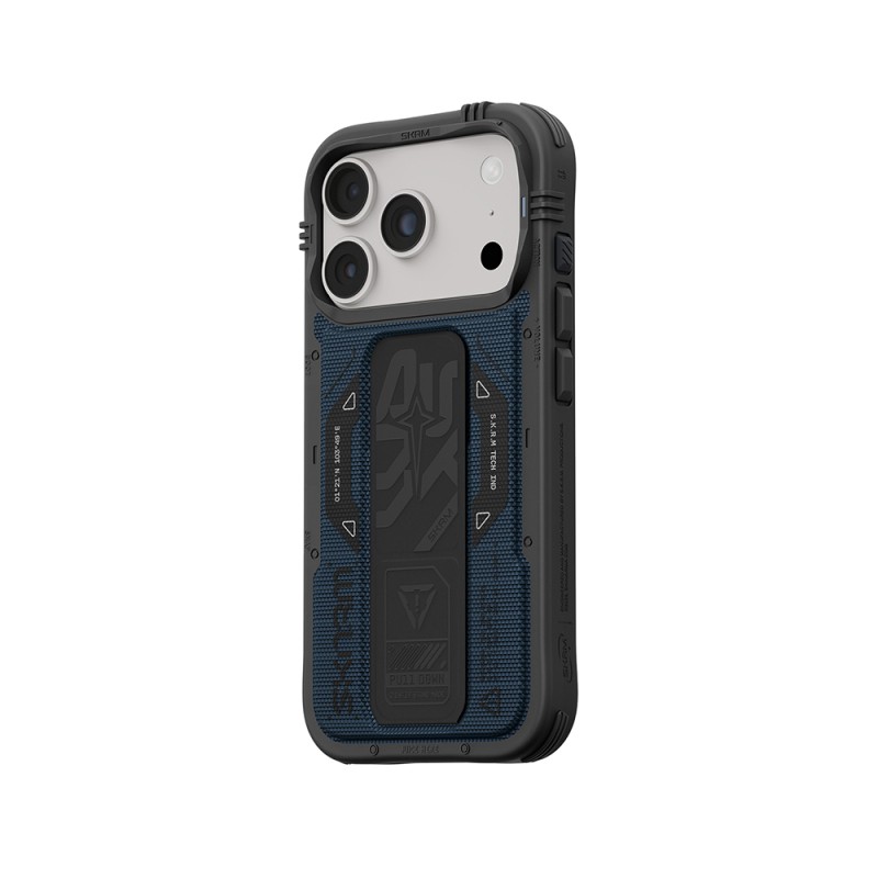 Apple iPhone 18 Pro Kılıf SkinArma M-safe Şarj Özellikli Airbag Tasarımlı Standlı Phantom Kapak - 2