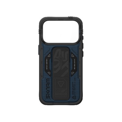 Apple iPhone 18 Pro Kılıf SkinArma M-safe Şarj Özellikli Airbag Tasarımlı Standlı Phantom Kapak - 4