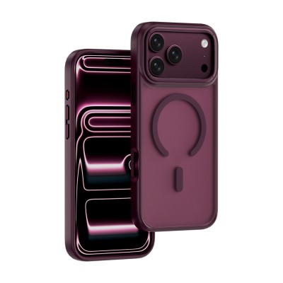 Apple iPhone 18 Pro Kılıf Wiwu FGG-012 ArmorPro Serisi M-safe Şarj Özellikli Parmak İzi Bırakmayan Kılıf - 19