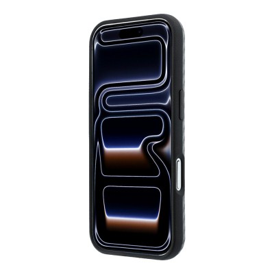 Apple iPhone 18 Pro Max Case BMW Original Licensed M-safe Charging Enabled Carbon Fiber Design and Metal Logo PU Leather Cover - 9