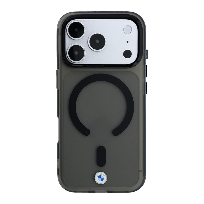 Apple iPhone 18 Pro Max Case BMW Original Licensed M-Safe Charging Feature Metal Logo Frosted IML Print Cover - 6