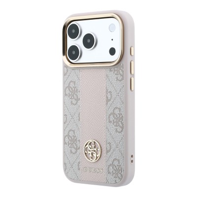 Apple iPhone 18 Pro Max Case – Genuine Licensed Guess – Leather with 4G Pattern, Stripe, and Logo – MagSafe Charging Compatible - 26