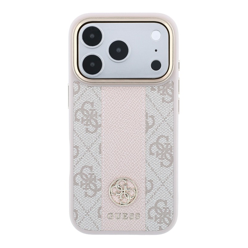 Apple iPhone 18 Pro Max Case – Genuine Licensed Guess – Leather with 4G Pattern, Stripe, and Logo – MagSafe Charging Compatible - 27