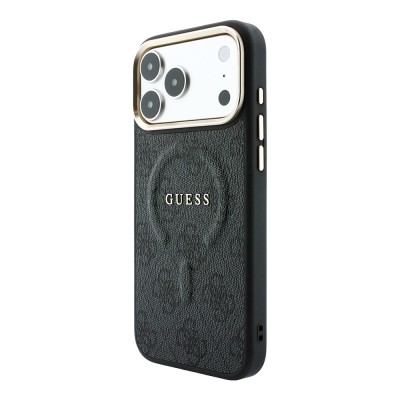 Apple iPhone 18 Pro Max Case – Genuine Licensed Guess – MagSafe Compatible – Metal Camera Bezel – C-Magnet – 4G Pattern & Logo – Cover - 10