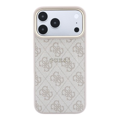 Apple iPhone 18 Pro Max Case – Genuine Licensed Guess – MagSafe Compatible – Metal Camera Bezel – C-Magnet – 4G Pattern & Logo – Cover - 27