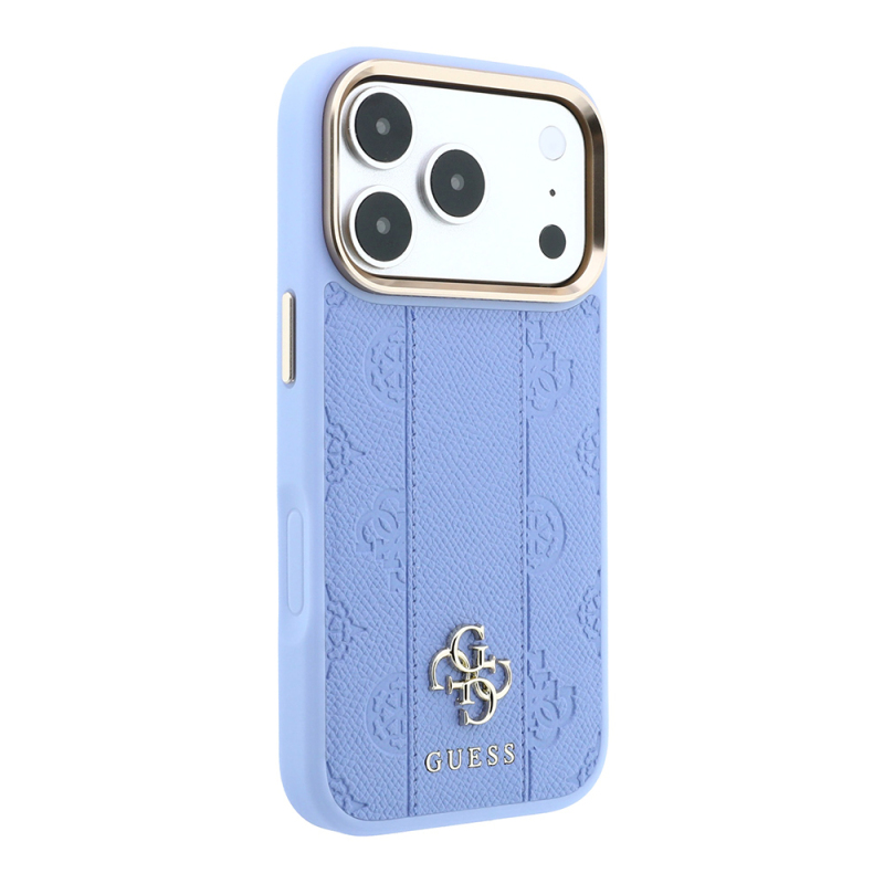 Apple iPhone 18 Pro Max Case – Genuine Licensed Guess – MagSafe Compatible – Peony 4G & Letter Logo Cover with Stripe Detail - 28