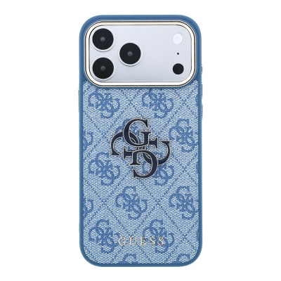 Apple iPhone 18 Pro Max Case Guess Original Licensed 4G Large Resin Logo PU Cover - 27