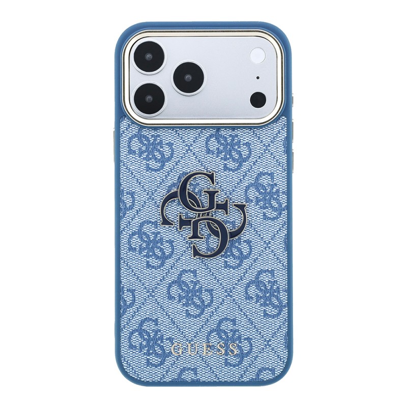 Apple iPhone 18 Pro Max Case Guess Original Licensed 4G Large Resin Logo PU Cover - 27