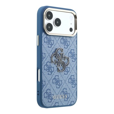 Apple iPhone 18 Pro Max Case Guess Original Licensed 4G Large Resin Logo PU Cover - 28