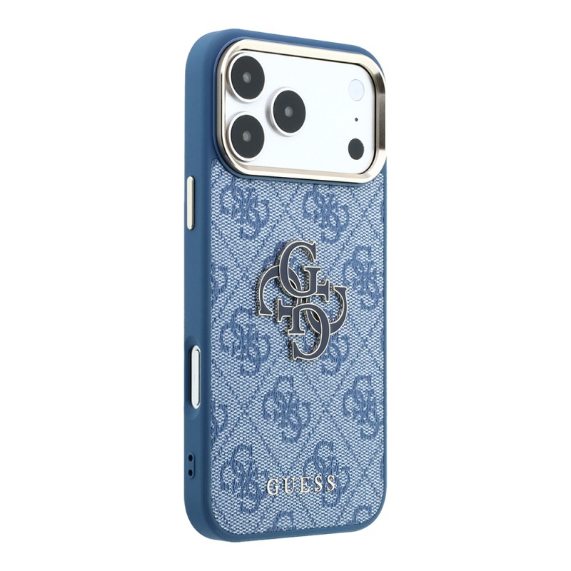 Apple iPhone 18 Pro Max Case Guess Original Licensed 4G Large Resin Logo PU Cover - 28