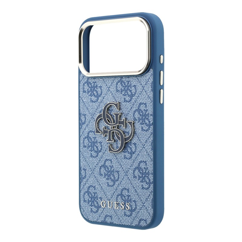 Apple iPhone 18 Pro Max Case Guess Original Licensed 4G Large Resin Logo PU Cover - 30