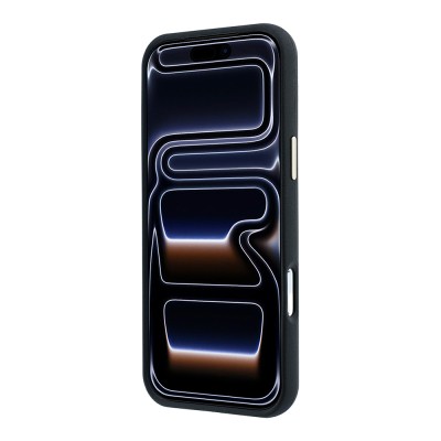 Apple iPhone 18 Pro Max Case Guess Original Licensed M-safe Charging Feature PU Perforated 4G and Text Logo Cover - 15