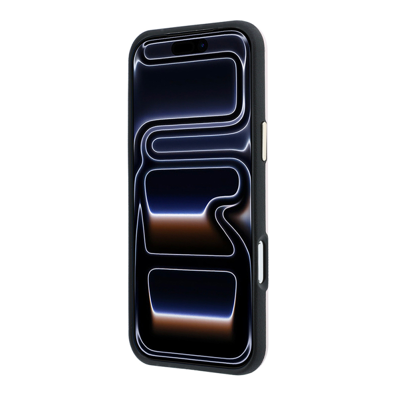 Apple iPhone 18 Pro Max Case Guess Original Licensed M-safe Charging Feature PU Perforated 4G and Text Logo Cover - 29