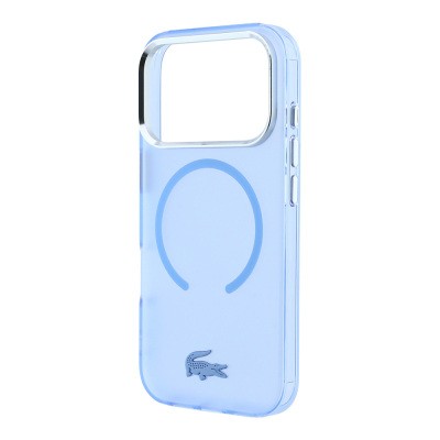 Apple iPhone 18 Pro Max Case – Lacoste Officially Licensed M-Safe C-Magnet IML Frosted Cover with Iconic Crocodile Logo - 6