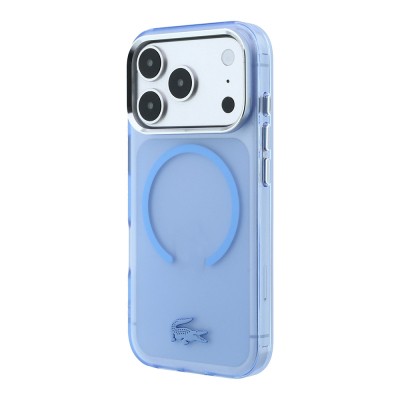 Apple iPhone 18 Pro Max Case – Lacoste Officially Licensed M-Safe C-Magnet IML Frosted Cover with Iconic Crocodile Logo - 11