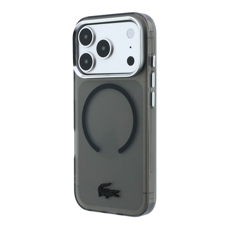 Apple iPhone 18 Pro Max Case – Lacoste Officially Licensed M-Safe C-Magnet IML Frosted Cover with Iconic Crocodile Logo - 26