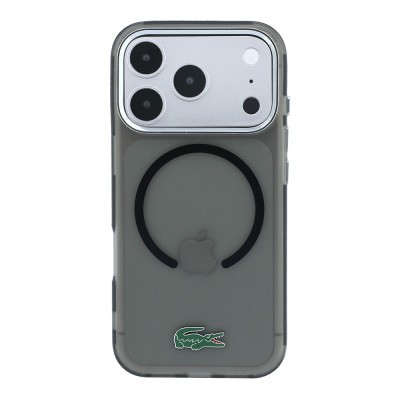 Apple iPhone 18 Pro Max Case – Lacoste Officially Licensed – M-Safe Charging Compatible – IML Frosted Cover with Glossy Crocodile Logo - 13