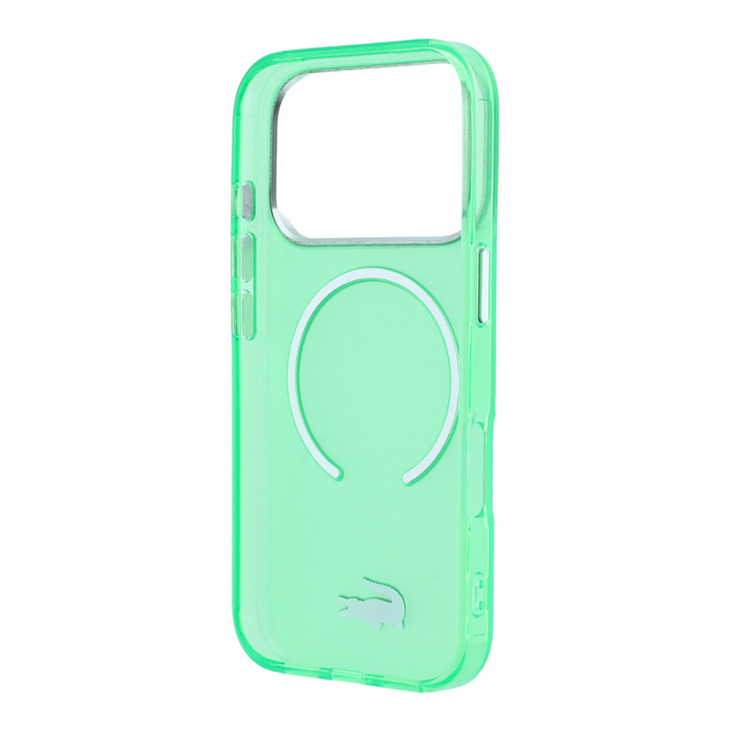 Apple iPhone 18 Pro Max Case – Lacoste Officially Licensed – M-Safe Charging Compatible – IML Frosted Cover with Glossy Crocodile Logo - 31