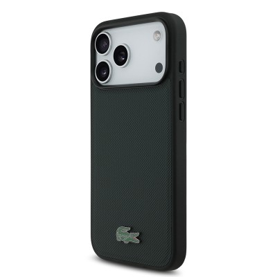 Apple iPhone 18 Pro Max Case, Lacoste Original Licensed, M-safe Charging Enabled, PU Piqué Patterned Cover with Metal Logo. - 21