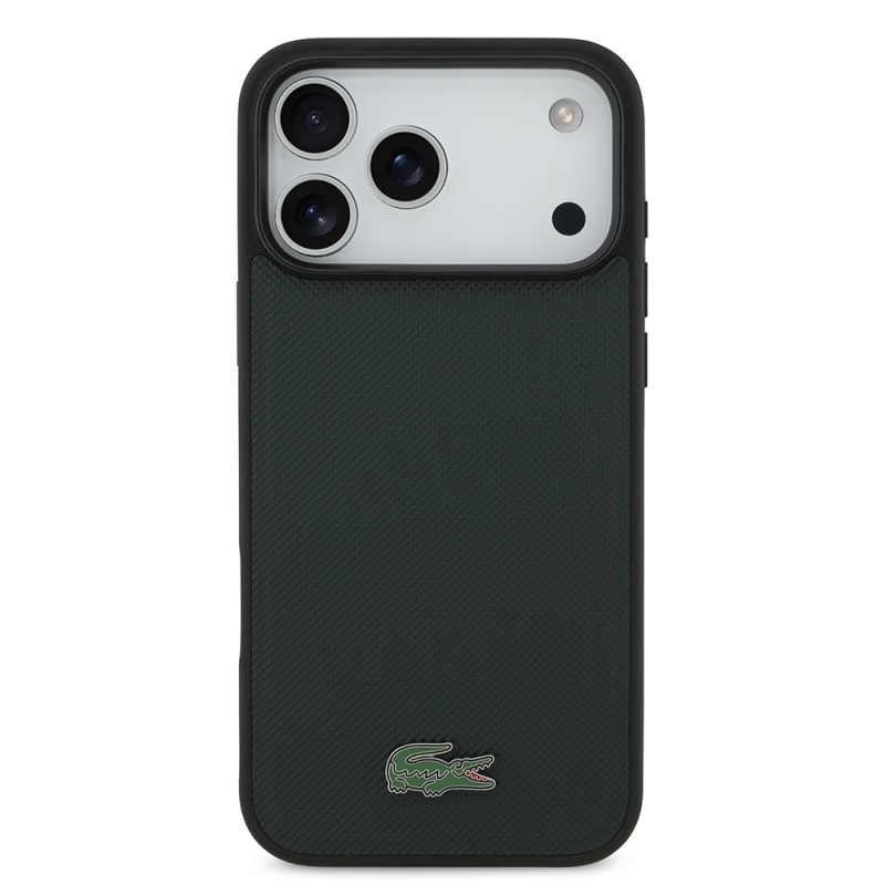Apple iPhone 18 Pro Max Case, Lacoste Original Licensed, M-safe Charging Enabled, PU Piqué Patterned Cover with Metal Logo. - 22