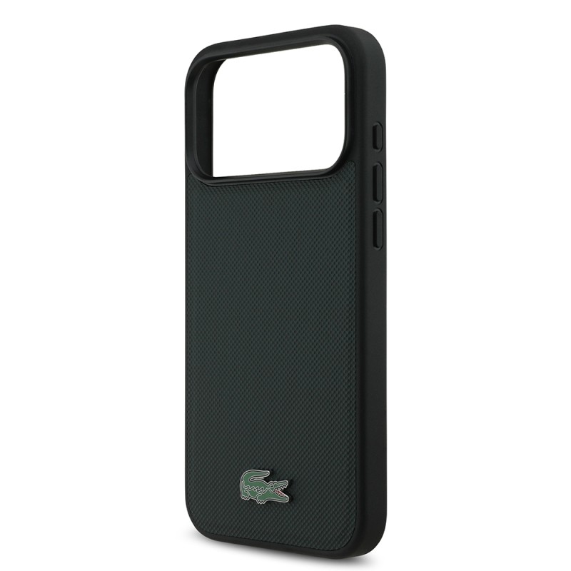Apple iPhone 18 Pro Max Case, Lacoste Original Licensed, M-safe Charging Enabled, PU Piqué Patterned Cover with Metal Logo. - 25