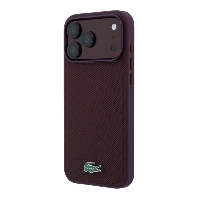 Apple iPhone 18 Pro Max Case, Lacoste Original Licensed, M-safe Charging Enabled, PU Piqué Patterned Cover with Metal Logo. - 28
