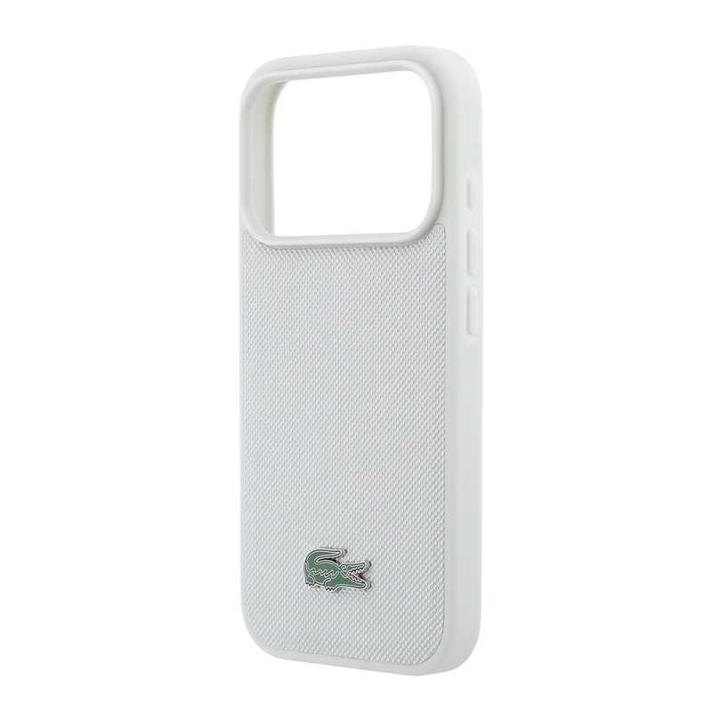 Apple iPhone 18 Pro Max Case, Lacoste Original Licensed, M-safe Charging Enabled, PU Piqué Patterned Cover with Metal Logo. - 39