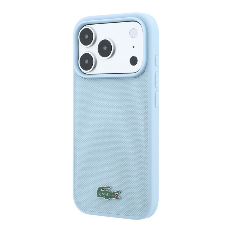 Apple iPhone 18 Pro Max Case, Lacoste Original Licensed, M-safe Charging Enabled, PU Piqué Patterned Cover with Metal Logo. - 42