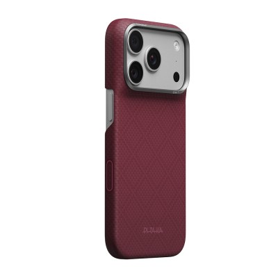 Apple iPhone 18 Pro Max Case M-safe Charging Enabled Aramid Carbon Fiber Pitaka Argyle Series Cover - 4