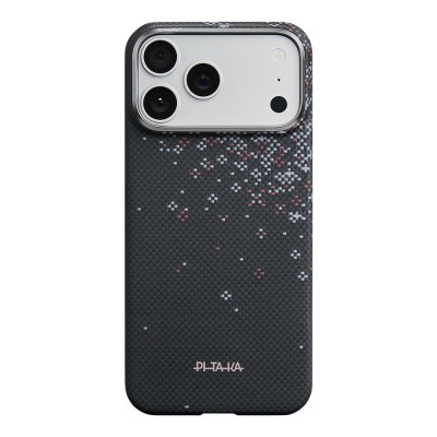 Apple iPhone 18 Pro Max Case M-safe Charging Enabled Aramid Fiber Pitaka Sakura Hours Series Cover - 1