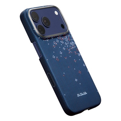 Apple iPhone 18 Pro Max Case M-safe Charging Enabled Aramid Fiber Pitaka Sakura Hours Series Cover - 9