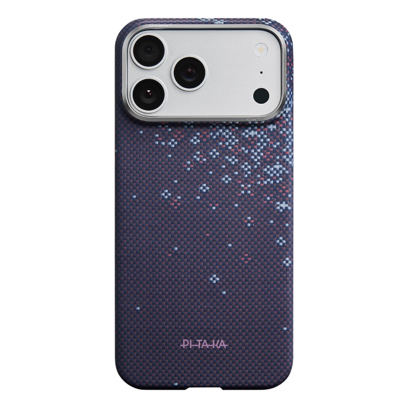 Apple iPhone 18 Pro Max Case M-safe Charging Enabled Aramid Fiber Pitaka Sakura Hours Series Cover - 4