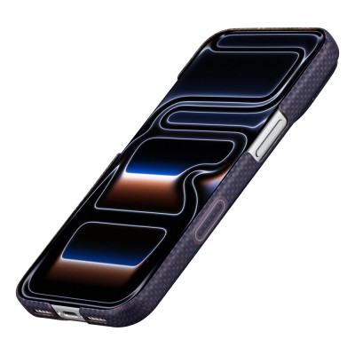 Apple iPhone 18 Pro Max Case M-safe Charging Enabled Aramid Fiber Pitaka Sakura Hours Series Cover - 18