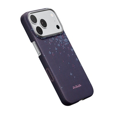 Apple iPhone 18 Pro Max Case M-safe Charging Enabled Aramid Fiber Pitaka Sakura Hours Series Cover - 19