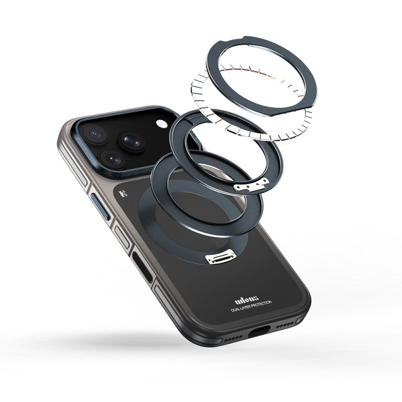 Apple iPhone 18 Pro Max Case M-safe Charging Enabled Hard PC Cover with Stand by Wlons Arvox - 6