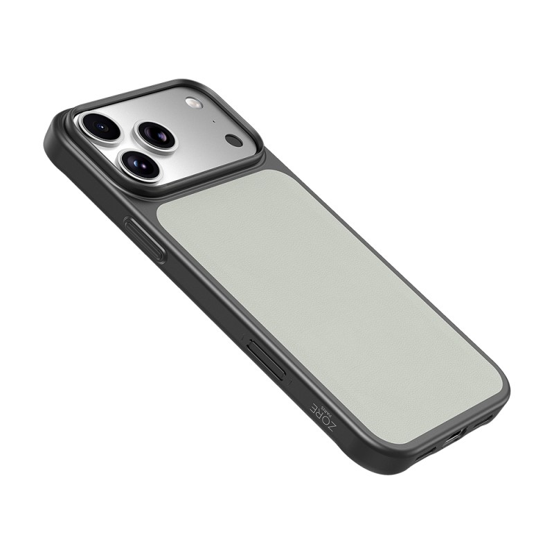 Apple iPhone 18 Pro Max Case M-Safe Charging Enabled PU Zore Paris Trexo Hard PC Cover - 32