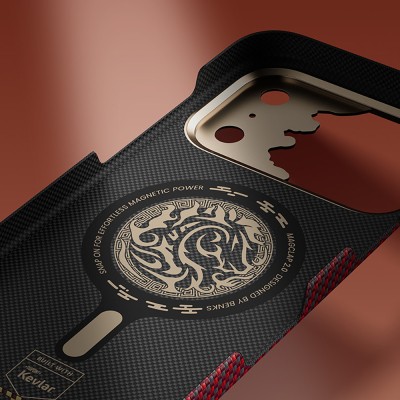 Apple iPhone 18 Pro Max Case M-safe Charging Feature Benks ArmorAir Knight Series C1 Kevlar Elevated Camera Frame Cover - 6