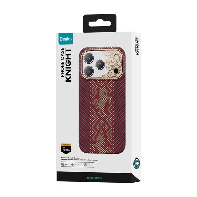 Apple iPhone 18 Pro Max Case M-safe Charging Feature Benks ArmorAir Knight Series C1 Kevlar Elevated Camera Frame Cover - 13