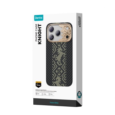Apple iPhone 18 Pro Max Case M-safe Charging Feature Benks ArmorAir Knight Series C1 Kevlar Elevated Camera Frame Cover - 20