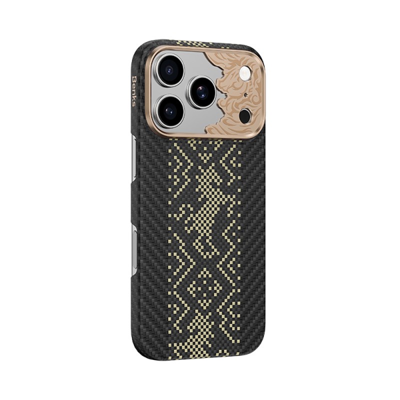 Apple iPhone 18 Pro Max Case M-safe Charging Feature Benks ArmorAir Knight Series C1 Kevlar Elevated Camera Frame Cover - 3