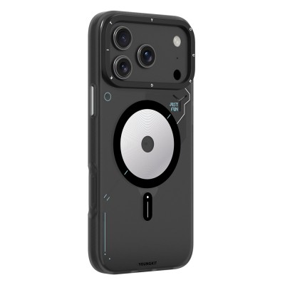 Apple iPhone 18 Pro Max Case M-safe Charging Feature Disc Design Youngkit Disc Battle Cover - 9