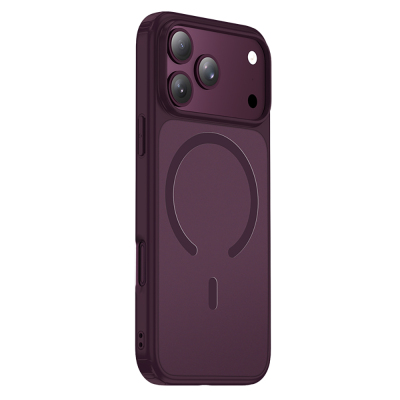 Apple iPhone 18 Pro Max Case M-safe Charging Feature Matte Back Surface Wlons Lola Cover Bordo