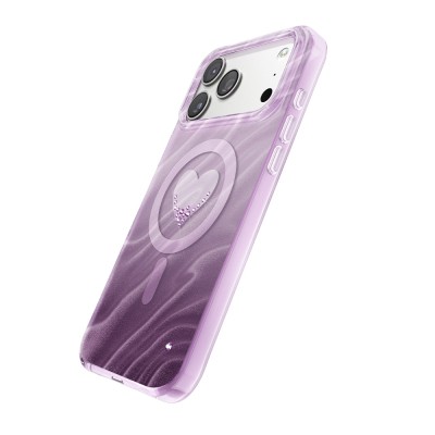 Apple iPhone 18 Pro Max Case M-Safe Charging Feature Original Swarovski Crystal Embellished Zore Paris Rovix Hard PC Cover - 22