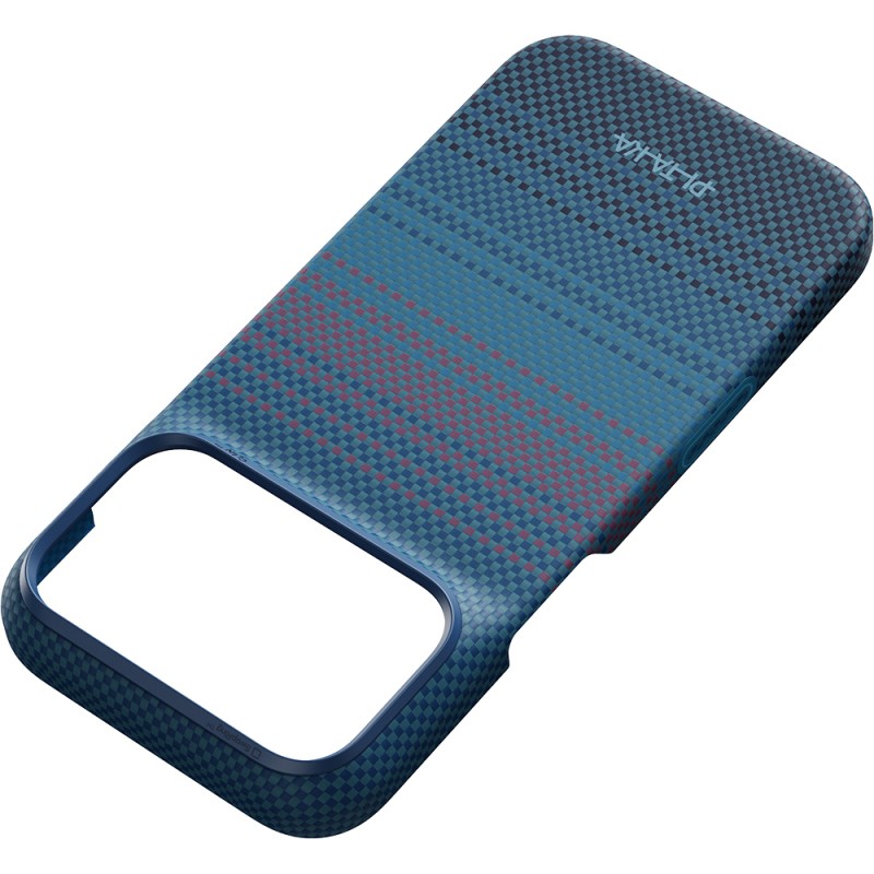 Apple iPhone 18 Pro Max Case M-safe Charging Feature Pitaka Moonrise 2.0 Nights Series Aramid Carbon Fiber Cover - 8
