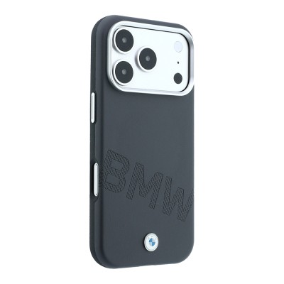 Apple iPhone 18 Pro Max Case Original Licensed BMW M-Safe Charging Feature Design PU Metal Logo Cover - 8