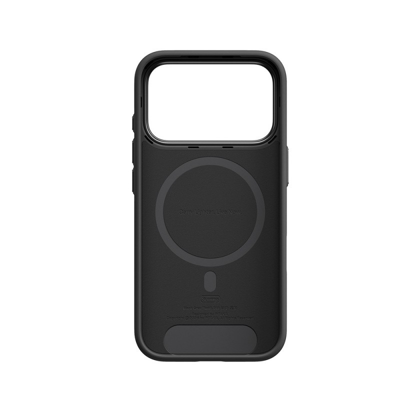 Apple iPhone 18 Pro Max Case – Pitaka Military-Grade Classic Series (New Logo) – Aramid Carbon Fiber – MagSafe Compatible – Black-Grey Twill Finish - 5