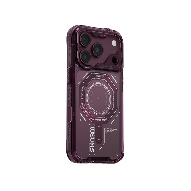 Apple iPhone 18 Pro Max Case SkinArma M-safe Charging Enabled Airbag Design Magma Cover - 1