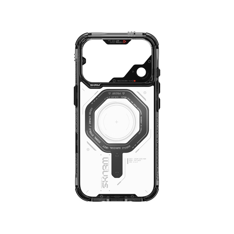 Apple iPhone 18 Pro Max Case SkinArma M-safe Charging Enabled Airbag Design Magma Cover - 15