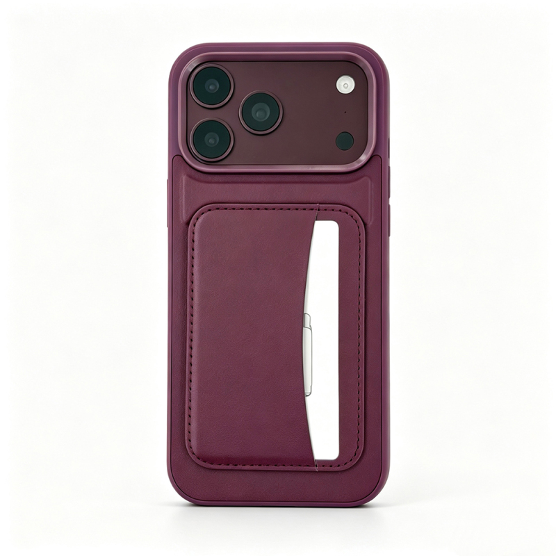 Apple iPhone 18 Pro Max Case with Card Holder Zore X-Card Silicone Cover - 2