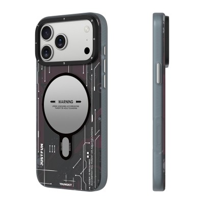 Apple iPhone 18 Pro Max Case with M-safe Charging and Camera Control Button, Youngkit Technology Series Cover - 1